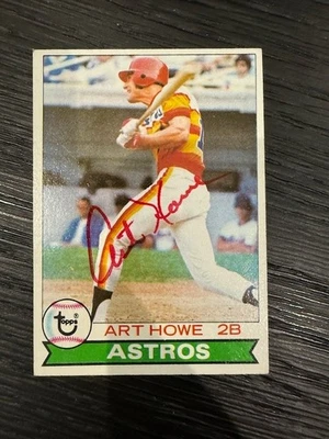 Astros Art Howe Signed 1979 Topps AUTO - Image 1 of 2
