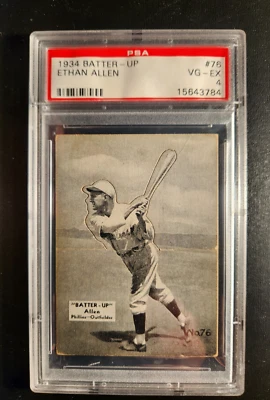 1934-36 Batter Up #76 Ethan Allen PSA4 VG-EX - Image 1 of 2