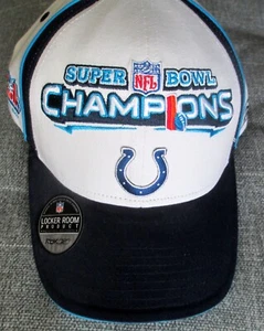 New Indianapolis Colts Super Bowl 2007 Hat Cap NFL Champions Adjustable - Picture 1 of 8