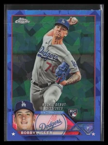 2023 Topps Chrome Update Sapphire #USCS40 Bobby Miller RD - Picture 1 of 2