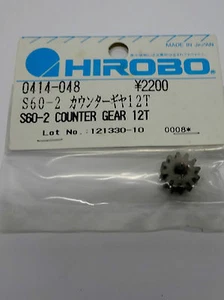 Hirobo 0414-048 S 60 Getriebe 12 T S60-2 COUNTER GEAR 12T - Imagen 1 de 1