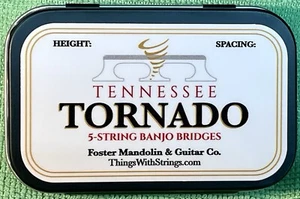 Tennessee Tornado Banjo Bridge 5/8” - Picture 1 of 7