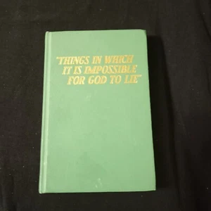 Vintage 1965 Watch Tower Things In Which It Is Impossible For God To Lie HC Book - Picture 1 of 3