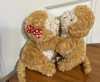 Dan Dee пара объятий обезьян 6"" - Изображение 1 из 4