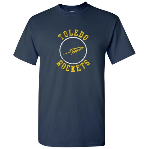 Toledo Rockets Distressed Circle Logo T-Shirt - Navy Cover