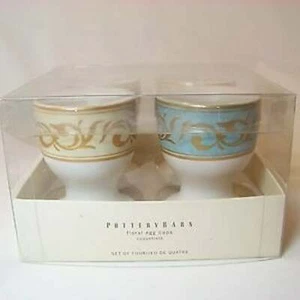 Pottery Barn Floral Egg Cups - Picture 1 of 1