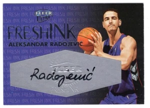 1999-00 Fleer Ultra Fresh Ink Aleksandar Radojevic Autograph Toronto Raptors  - Bild 1 von 2