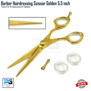 Barber Hairdressing Scissors Barber Salon Hair Cutting 5.5" Scissors Shear UK* - Picture 1 of 8