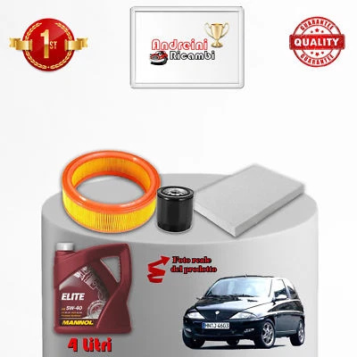SENZA MARCA / GENERICO KIT TAGLIANDO FILTRI E OLIO LANCIA Y 1.2 8V 44KW 60CV 2003 ->