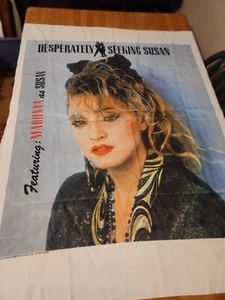 MADONNA VERZWEIFELT SUCHEND SUSAN RIESIGES BANNER TUCH FLAGGE POSTER PROMO NIKRY - Bild 1 von 6