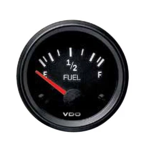 VDO Cockpit Vision fuel gauge, 12volt, 52mm 2 inch 10 - 180 ohm 301010011 - Picture 1 of 2
