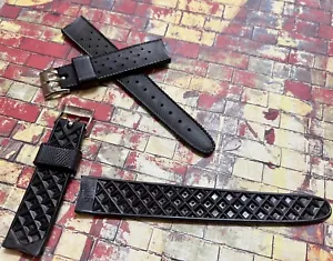 2 por solo $64.99 SUB 18mm buzo grueso reloj de goma correas de buceo década de 1960 nuevo de lote antiguo suizo - Imagen 1 de 14