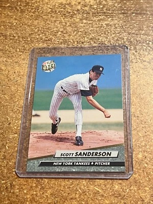 1992 Fleer Ultra Baseball # 414 Scott Sanderson - Image 1 of 4