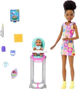 Barbie Skipper Babysitters Inc & Playset, Includes Doll, Baby, and Mealtime Acc' - Picture 1 of 6