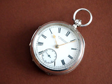 Nice. Serviced Keywind Silver Gents Pocket Watch. J G Graves. Circa 1893 Antique