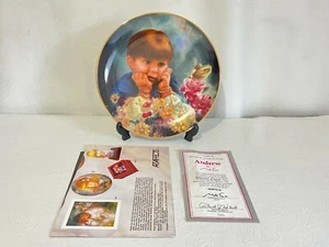 Artaffects ANDREW Reflections of Youth 1988 #1790B Collector Plate - Picture 1 of 3