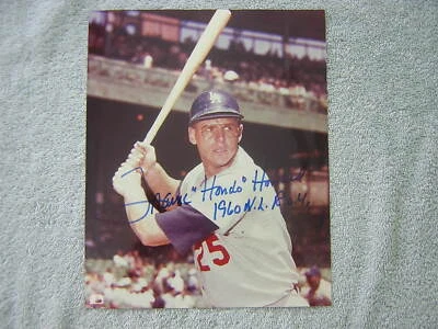 MLB FRANK HOWARD AUTOGRAPHED PICTURE  BASEBALL WASHINGTON  SENATORS - Image 1 of 2