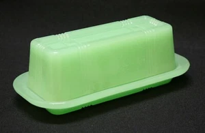 TableCraft Jadeite Green Glass Butter Dish Never been used, Unopen package - Picture 1 of 6
