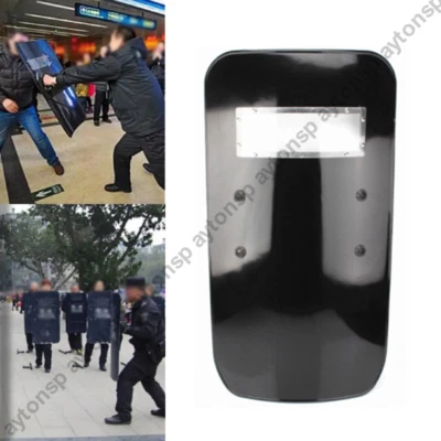 Anti-Riot Shield Rectangle Military Tactical Police Protect Self Guard Handheld - image 1 of 4