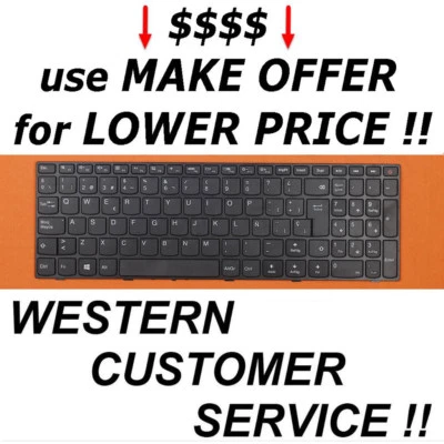 NEW Spanish keyboard for Lenovo Ideapad 110-17Acl 110-17Ikb 110-17Isk Latin - Image 1 of 3