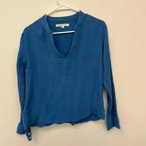 Xirena Damen Top Blau Langarm Medium M Channing - Bild 1 von 8