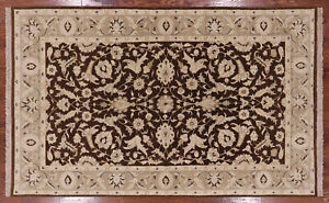 5' 3" X 8' 7" Turkish Oushak Hand Knotted Wool Area Rug - H321