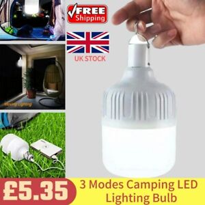 Master 60W LED Light Bulb with Hanging Rechargeable BBQ Camping Emergency Lamp
