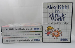 Alex Kidd Master System Sammlung Konvolut Miracle World Shinobi Lost Stars Sega - Bild 1 von 17