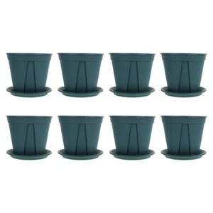 8Pcs/set Flower Plant Pot Practical Gardening Planting Containers Home Flowerpot - Picture 1 of 15