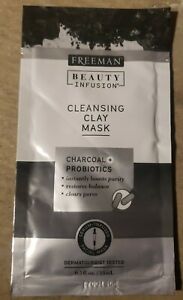 Freeman Beauty Infusion Cleansing Charcoal & Probiotics Clay Face Mask .5 oz
