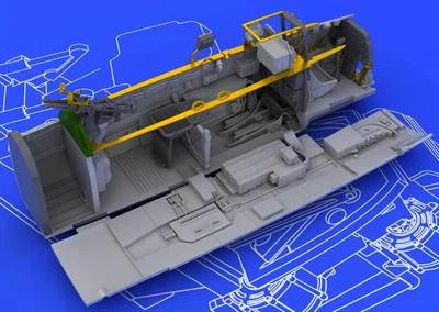 Eduard Brassin Messermitt Me Bf 110G-2 Cockpit Instruments 1:72 Intérieur Kit - Image 1 of 3