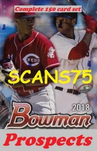 2018 Bowman Prospects Complete 150 card set BP1-BP150 - Bild 1 von 1