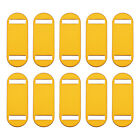 Metal Oval Tags Stamping for Pet Dog ID Tags,10 Pcs(Yellow)