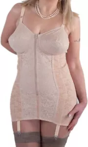 BODYPERFECT CORSETTO ORTOPEDICO SCHIENA ADDOME CERNIERA REGGICALZE MADE IN ITALY - Afbeelding 1 van 8