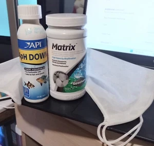 API PH DOWN 4OZ & SEACHEM MATRIX BIOFILTRATION 49OZ NEW - Picture 1 of 1