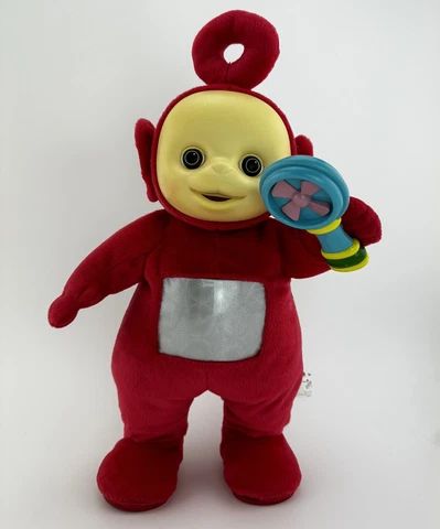Teletubbies Po Ragdoll Magic Dancing Singing Talking Doll 2004 Vintage 16" Red Cover