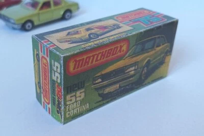 Matchbox Superfast #55d 1:59 Ford Cortina grün Repro "K" Box Lesney Series - Bild 1 von 4