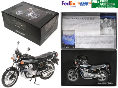 Minichamps 1/12 Honda CB900F Bol d’Or 1978 Diecast Motorcycle Model Black Box JP - Image 1 of 4