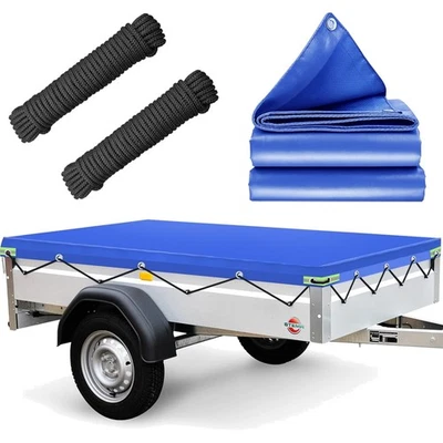 Anh ngerplane Flachplane  mit 7m Planenseil für 201x108cm Anhänger - Bild 1 von 2