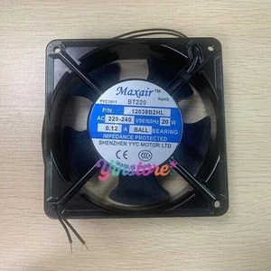 1PCS New MAXAIR BT220 12038B2HL Cooling Fan 12038 AC220-240V 20W 0.12A 2Pin - Bild 1 von 1