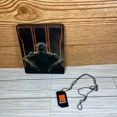 Collar CALL of DUTY: Steelbook y etiqueta de perro Black Ops 3 edición limitada COD III Foto 1 de 4