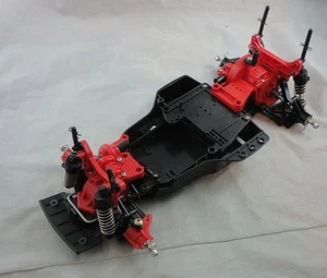 Tamiya 1/10th Radio Controlled TA-02 TA02 Chassis/Suspension Lot - Picture 1 of 2