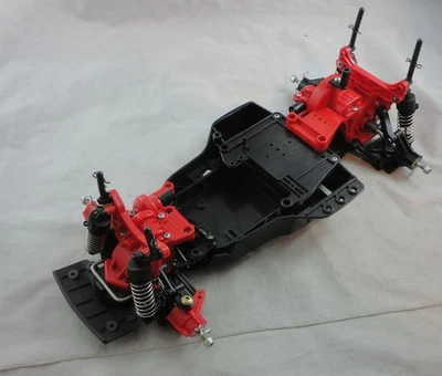 Tamiya 1/10th Radio Controlled TA-02 TA02 Chassis/Suspension Lot - Image 1 of 2