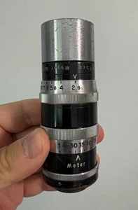 Meyer Gorlitz 75mm f2.8 Trioplan C Mount 16mm Movie Lens Bolex Filmo Angenieux - Picture 1 of 9