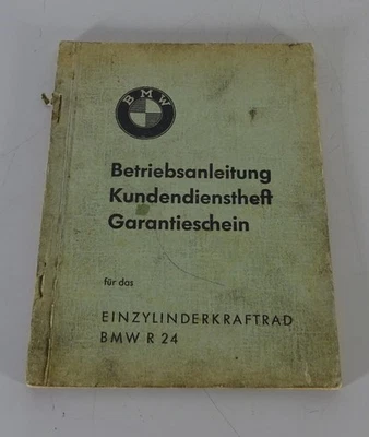 Betriebsanleitung / Handbuch BMW R 24 Motorrad 250 ccm Stand 06/1949 - Bild 1 von 4