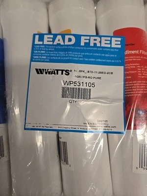 Premier 2 Red Sediment Filter, 2 Yellow Pre Carbon Filter And 1 Blue Post Carbon - Image 1 of 4