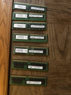 Lote con 2 servidores 32GB DDR4 2666 PC4 21300 2Rx4 RDIMM HMA84GR7AFR4N-VK Foto 1 de 4