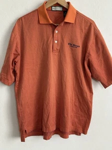 Camisa polo The Dunes At Maui Lani para hombre naranja mediana manga corta - Imagen 1 de 9