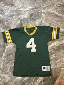 Vtg Champion Greenbay Packers Brett Favre #4 Jersey Size Youth 10-12 Medium - Picture 1 of 6