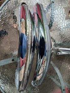 1970 BMW 3.0CS E9 Chrome Bumber Corners Front NOS Pair Left Right - Picture 1 of 14